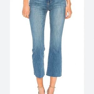 CURRENT/ELLIOTT The Kick Jean with Cut Hem Size 28